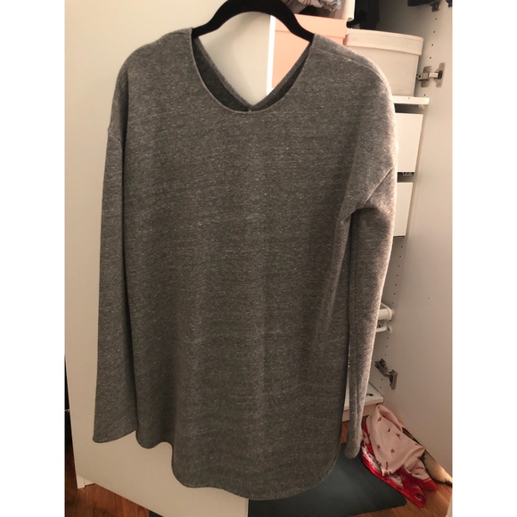 Reformation Dresses & Skirts - Reformation Grey Fleece Sweater Dress